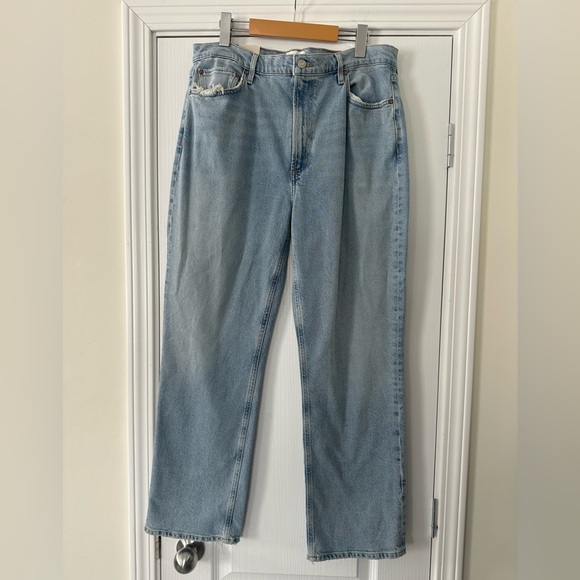 Agolde High Rise Stove Pipe Jeans - Picture 5 of 16
